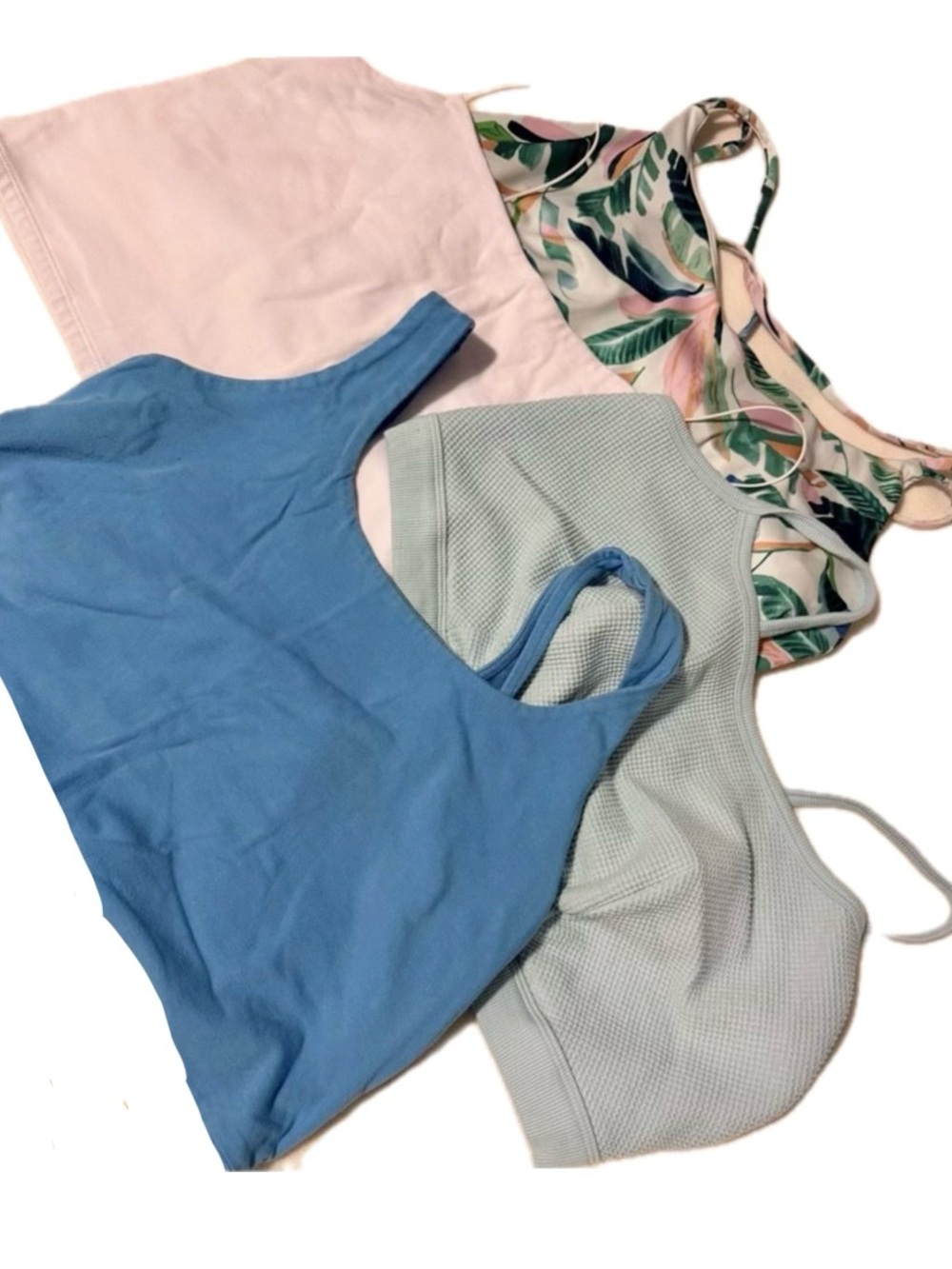 4 Lot Sports Bras Bralettes Tanks 2-3X Old Navy Wild Fable Auden Active Lounge
